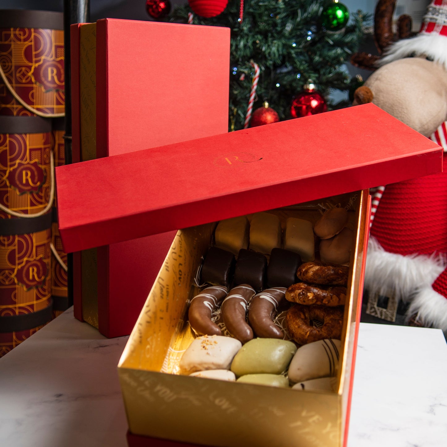Mustaccioli al Cioccolato a latte - Box da 5pz tot. 700gr.