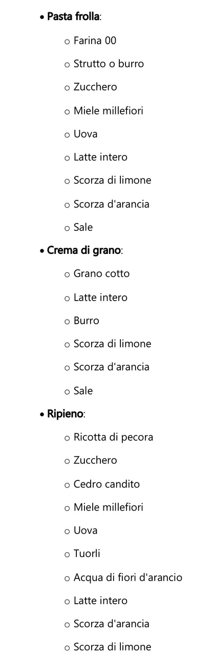 Pastiera Napoletana 1 kg