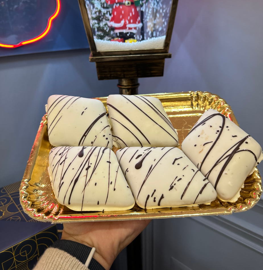Mustaccioli al Cioccolato Bianco - Box da 5pz tot. 700 gr.
