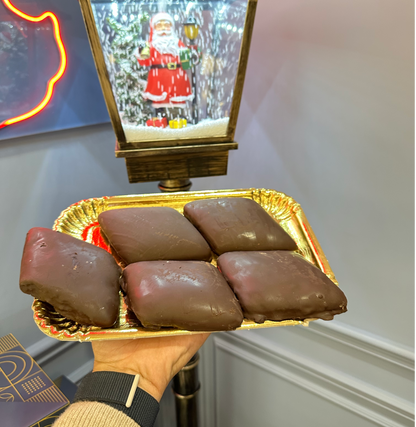 Mustaccioli al Cioccolato a latte - Box da 5pz tot. 700gr.