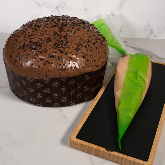 Panettone Artigianale al Caffè con Crema al Tiramisù - 1,4/ 1.5 kg