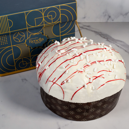 Panettone Artigianale con Crema e Variegato all'Amarena - 1,4 kg
